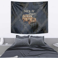 New Zealand She’ll Be Right Tapestry NZ Slang No. 8 Wire Map Pattern