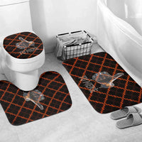 Tu Meke Maori New Zealand Slang Bathroom Set with Glow Neon Step Style