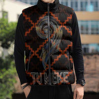 Tu Meke Maori New Zealand Slang Sleeveless Puffer Jacket with Glow Neon Step Style TS04 - Polynesian Pride