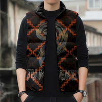 Tu Meke Maori New Zealand Slang Sleeveless Puffer Jacket with Glow Neon Step Style TS04 - Polynesian Pride