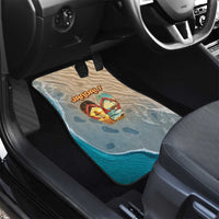 Kiwi Jandal Beach Life Car Mats New Zealand Flip Flops Ocean Wave Surf Style