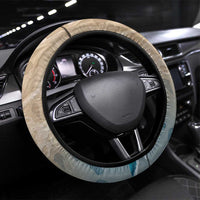 Kiwi Jandal Beach Life Steering Wheel Cover New Zealand Flip Flops Ocean Wave Surf Style