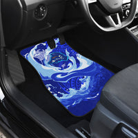 Chuuk Micronesian Roots Car Mats Polynesian Tribal Pattern Hibiscus Flower And Stingray Art TS04 - Polynesian Pride