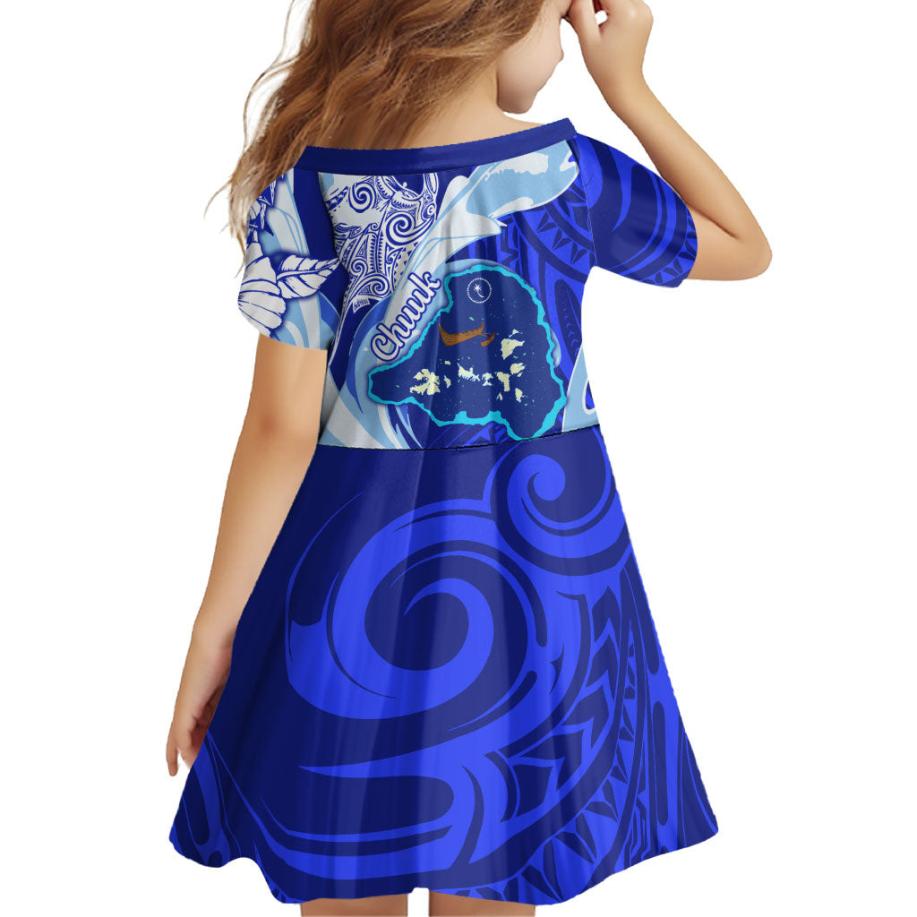 Chuuk Micronesian Roots Family Matching Mermaid Dress and Hawaiian Shirt Polynesian Tribal Pattern Hibiscus Flower And Stingray Art TS04 - Polynesian Pride