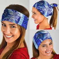 Chuuk Micronesian Roots Neck Gaiter Polynesian Tribal Pattern Hibiscus Flower And Stingray Art TS04 - Polynesian Pride
