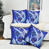 Chuuk Micronesian Roots Pillow Cover Polynesian Tribal Pattern Hibiscus Flower And Stingray Art TS04 - Polynesian Pride
