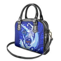Chuuk Micronesian Roots Shoulder Handbag Polynesian Tribal Pattern Hibiscus Flower And Stingray Art TS04 - Polynesian Pride
