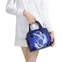 Chuuk Micronesian Roots Shoulder Handbag Polynesian Tribal Pattern Hibiscus Flower And Stingray Art TS04 - Polynesian Pride