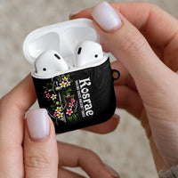Kosrae Nautical Heritage AirPods Case Polynesian Tribal Anchor With Plumeria Tropical Art TS04 - Polynesian Pride