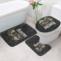 Kosrae Nautical Heritage Bathroom Set Polynesian Tribal Anchor With Plumeria Tropical Art TS04 - Polynesian Pride