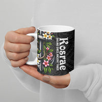 Kosrae Nautical Heritage Ceramic Mug Polynesian Tribal Anchor With Plumeria Tropical Art TS04 - Polynesian Pride