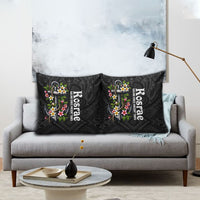 Kosrae Nautical Heritage Pillow Cover Polynesian Tribal Anchor With Plumeria Tropical Art TS04 - Polynesian Pride
