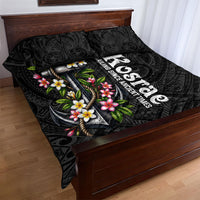 Kosrae Nautical Heritage Quilt Bed Set Polynesian Tribal Anchor With Plumeria Tropical Art TS04 - Polynesian Pride