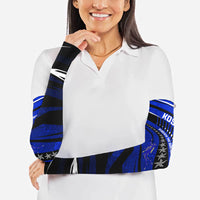 Kosrae Deep Sea Scuba Diving Arm Sleeves Blue Hole Beneath The Surface Coral Reef Graphic Art TS04 - Polynesian Pride