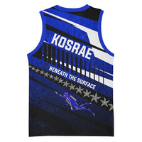 Kosrae Deep Sea Scuba Diving Basketball Jersey Blue Hole Beneath The Surface Coral Reef Graphic Art TS04 - Polynesian Pride