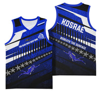 Kosrae Deep Sea Scuba Diving Basketball Jersey Blue Hole Beneath The Surface Coral Reef Graphic Art TS04 - Polynesian Pride