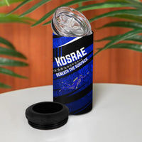 Kosrae Deep Sea Scuba Diving 4 in 1 Can Cooler Tumbler Blue Hole Beneath The Surface Coral Reef Graphic Art TS04 - Polynesian Pride