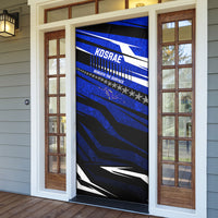Kosrae Deep Sea Scuba Diving Door Cover Blue Hole Beneath The Surface Coral Reef Graphic Art TS04 - Polynesian Pride