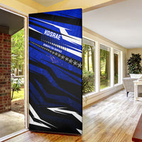 Kosrae Deep Sea Scuba Diving Door Cover Blue Hole Beneath The Surface Coral Reef Graphic Art TS04 - Polynesian Pride