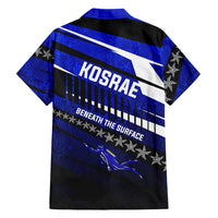 Kosrae Deep Sea Scuba Diving Family Matching Long Sleeve Bodycon Dress and Hawaiian Shirt Blue Hole Beneath The Surface Coral Reef Graphic Art TS04 - Polynesian Pride