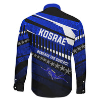 Kosrae Deep Sea Scuba Diving Family Matching Short Sleeve Bodycon Dress and Hawaiian Shirt Blue Hole Beneath The Surface Coral Reef Graphic Art TS04 - Polynesian Pride