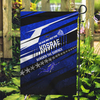 Kosrae Deep Sea Scuba Diving Garden Flag Blue Hole Beneath The Surface Coral Reef Graphic Art TS04 Garden Flag Blue Black - Polynesian Pride
