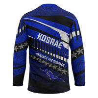 Kosrae Deep Sea Scuba Diving Hockey Jersey Blue Hole Beneath The Surface Coral Reef Graphic Art TS04 - Polynesian Pride