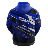 Kosrae Deep Sea Scuba Diving Hoodie Blue Hole Beneath The Surface Coral Reef Graphic Art TS04 - Polynesian Pride