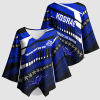 Kosrae Deep Sea Scuba Diving Kimono Sleeve Blouse Blue Hole Beneath The Surface Coral Reef Graphic Art TS04 - Polynesian Pride