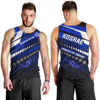 Kosrae Deep Sea Scuba Diving Men Tank Top Blue Hole Beneath The Surface Coral Reef Graphic Art TS04 - Polynesian Pride