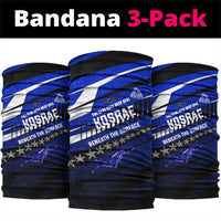 Kosrae Deep Sea Scuba Diving Neck Gaiter Blue Hole Beneath The Surface Coral Reef Graphic Art TS04 package One Size: 25*50cm Blue Black - Polynesian Pride