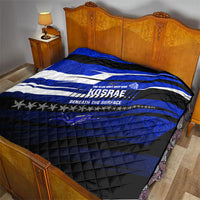 Kosrae Deep Sea Scuba Diving Quilt Blue Hole Beneath The Surface Coral Reef Graphic Art TS04 - Polynesian Pride