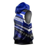 Kosrae Deep Sea Scuba Diving Sleeveless Hoodie Blue Hole Beneath The Surface Coral Reef Graphic Art TS04 - Polynesian Pride