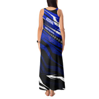 Kosrae Deep Sea Scuba Diving Tank Maxi Dress Blue Hole Beneath The Surface Coral Reef Graphic Art TS04 - Polynesian Pride