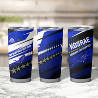 Kosrae Deep Sea Scuba Diving Tumbler Cup Blue Hole Beneath The Surface Coral Reef Graphic Art TS04 - Polynesian Pride