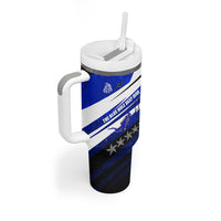 Kosrae Deep Sea Scuba Diving Tumbler With Handle Blue Hole Beneath The Surface Coral Reef Graphic Art TS04 - Polynesian Pride