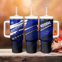 Kosrae Deep Sea Scuba Diving Tumbler With Handle Blue Hole Beneath The Surface Coral Reef Graphic Art TS04 - Polynesian Pride