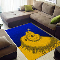 Kosrae Fafa Culinary Heritage Area Rug Kosraean Gold Taro Tradition Illustration With Coconut Leaves TS04 - Polynesian Pride