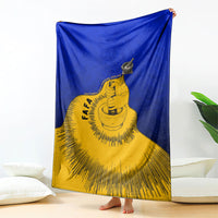 Kosrae Fafa Culinary Heritage Blanket Kosraean Gold Taro Tradition Illustration With Coconut Leaves TS04 - Polynesian Pride