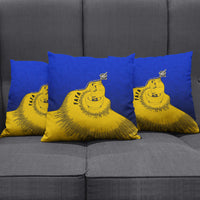 Kosrae Fafa Culinary Heritage Pillow Cover Kosraean Gold Taro Tradition Illustration With Coconut Leaves TS04 - Polynesian Pride