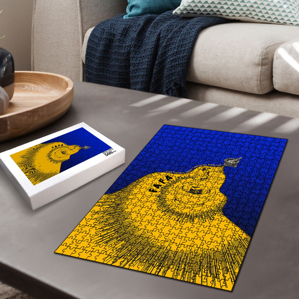 Kosrae Fafa Culinary Heritage Puzzle Kosraean Gold Taro Tradition Illustration With Coconut Leaves TS04 - Polynesian Pride