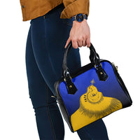 Kosrae Fafa Culinary Heritage Shoulder Handbag Kosraean Gold Taro Tradition Illustration With Coconut Leaves TS04 - Polynesian Pride