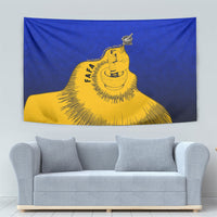 Kosrae Fafa Culinary Heritage Tapestry Kosraean Gold Taro Tradition Illustration With Coconut Leaves TS04 - Polynesian Pride