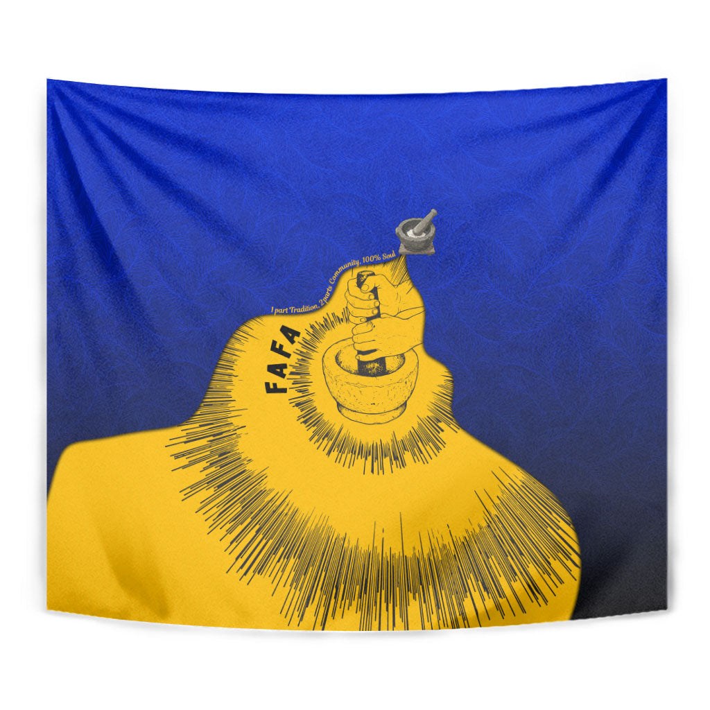Kosrae Fafa Culinary Heritage Tapestry Kosraean Gold Taro Tradition Illustration With Coconut Leaves TS04 - Polynesian Pride