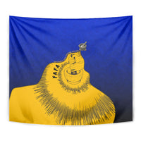 Kosrae Fafa Culinary Heritage Tapestry Kosraean Gold Taro Tradition Illustration With Coconut Leaves TS04 - Polynesian Pride