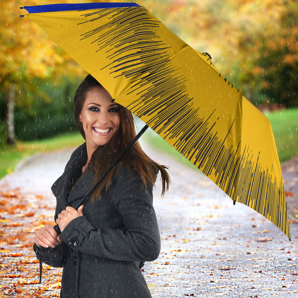Kosrae Fafa Culinary Heritage Umbrella Kosraean Gold Taro Tradition Illustration With Coconut Leaves TS04 - Polynesian Pride