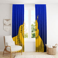 Kosrae Fafa Culinary Heritage Window Curtain Kosraean Gold Taro Tradition Illustration With Coconut Leaves TS04 - Polynesian Pride