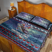 Tonga Christmas Quilt Bed Set with Singing Whale Ocean Scene National Coat of Arms TS04 - Polynesian Pride