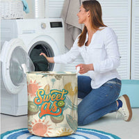 NZ Slang Sweet As Kiwi Shaka Sign Laundry Basket New Zealand Surfboards Sun and Tropical Beach Retro TS04 - Polynesian Pride