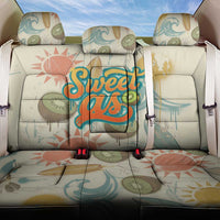 NZ Slang Sweet As Kiwi Shaka Sign Back Car Seat Cover New Zealand Surfboards Sun and Tropical Beach Retro TS04 One Size Beige - Polynesian Pride